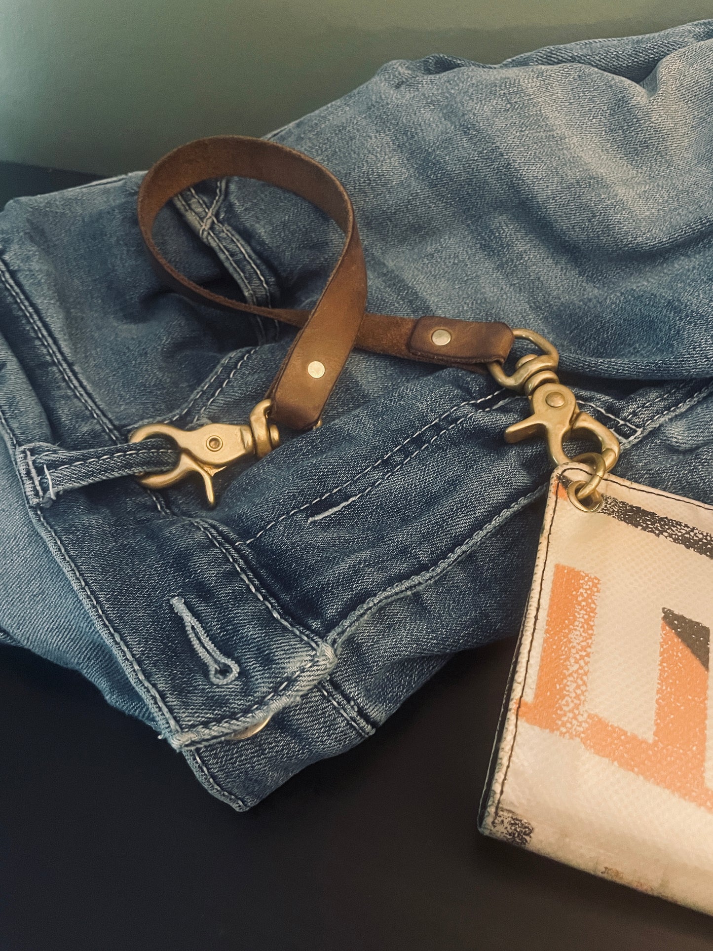 Leather Wallet Strap