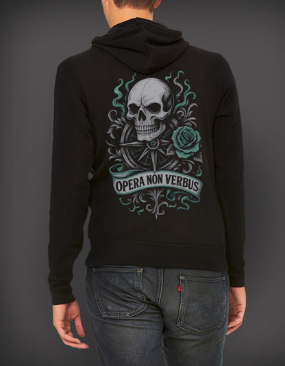 ONV Skull & Rose Lightweight Hoodie
